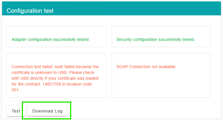 Screenshot of the login screen